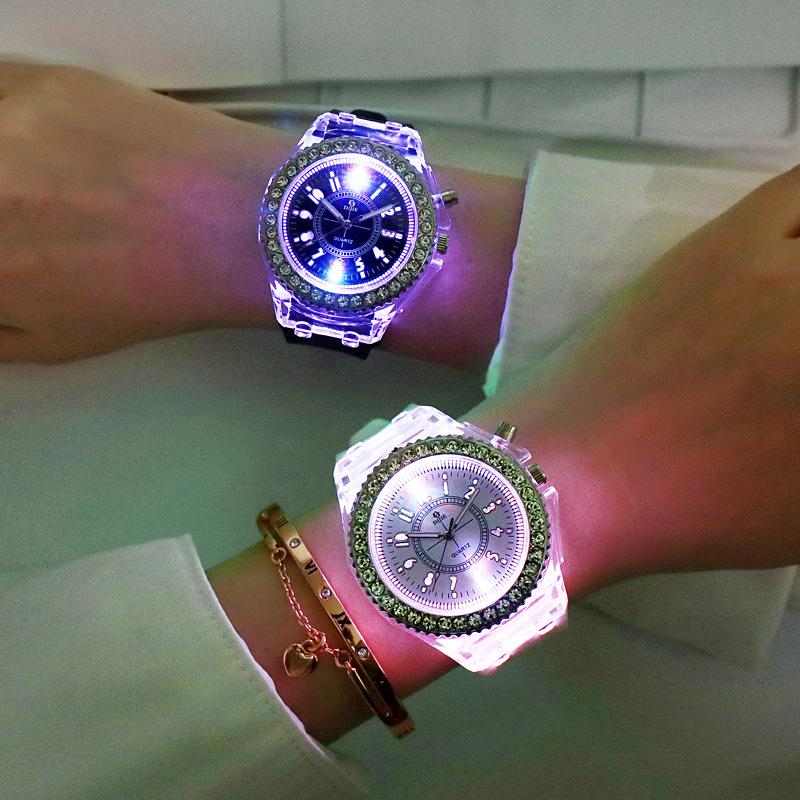 【Designed by French romantic masters】GENEVA Colorful Luminous Couple Watch